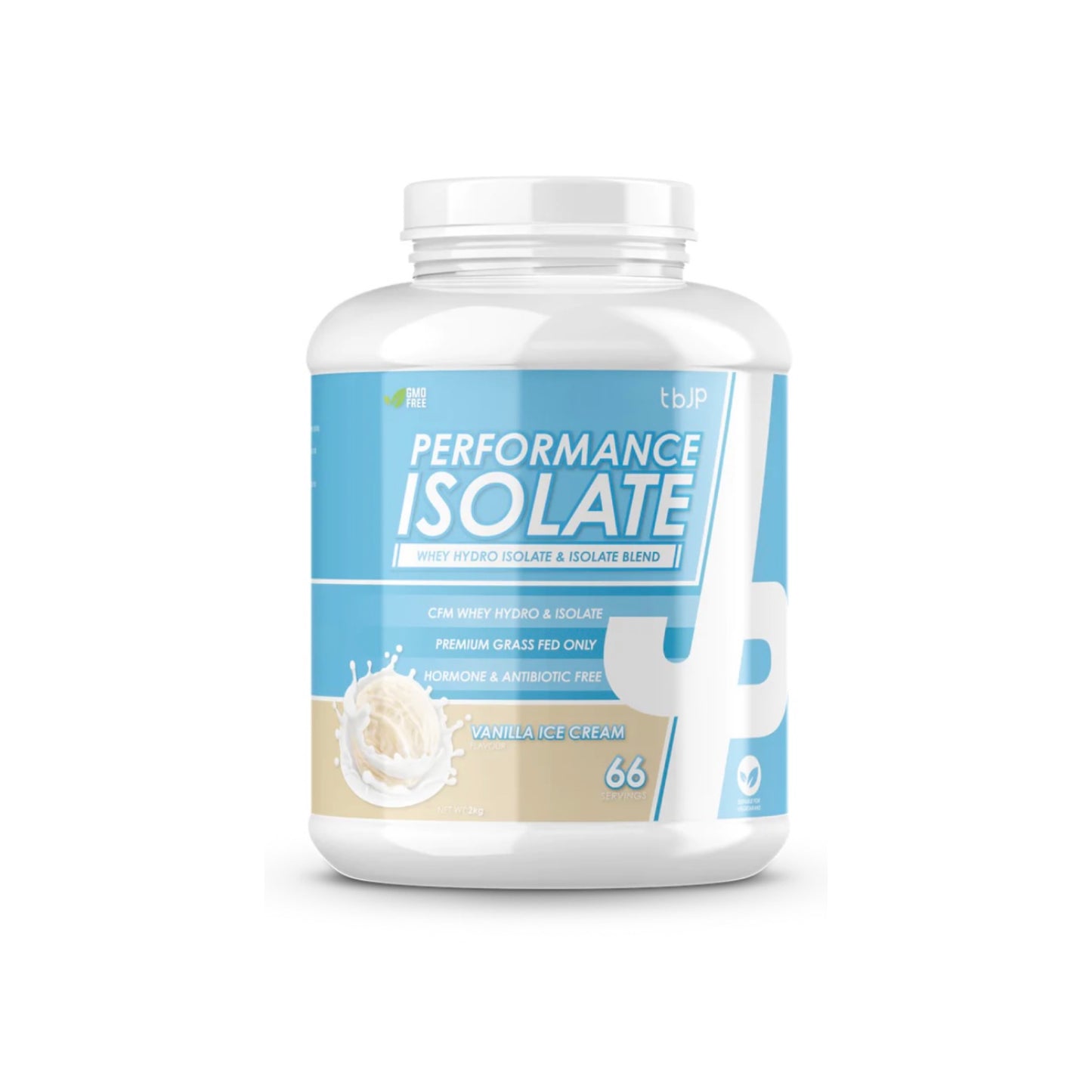 TRAINED BY JP NUTRITION - PERFORMANCE ISOLATE TRI BLEND 2KG 66 SERVINGS